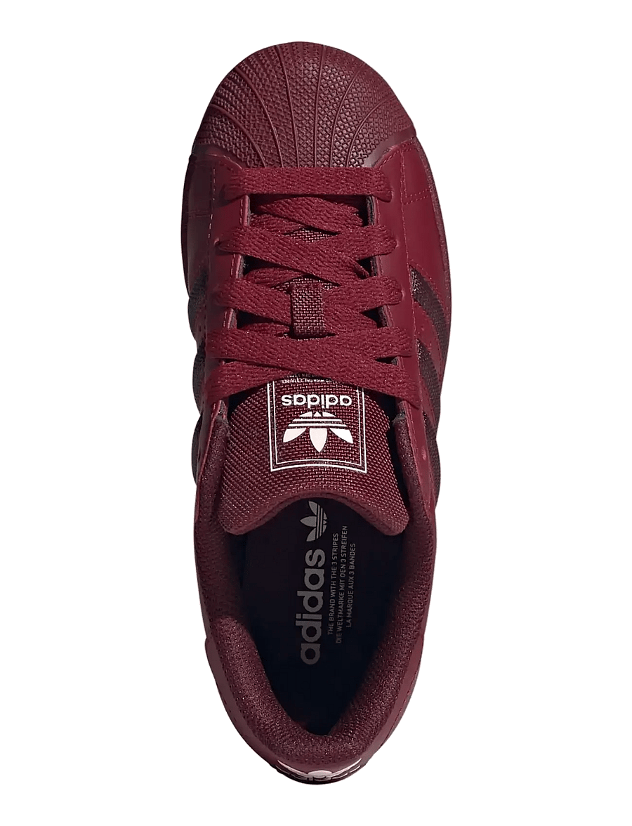 adidas Originals - SUPERSTAR II J - niedriger schnitt - cburgu/maroon/crewht - 4