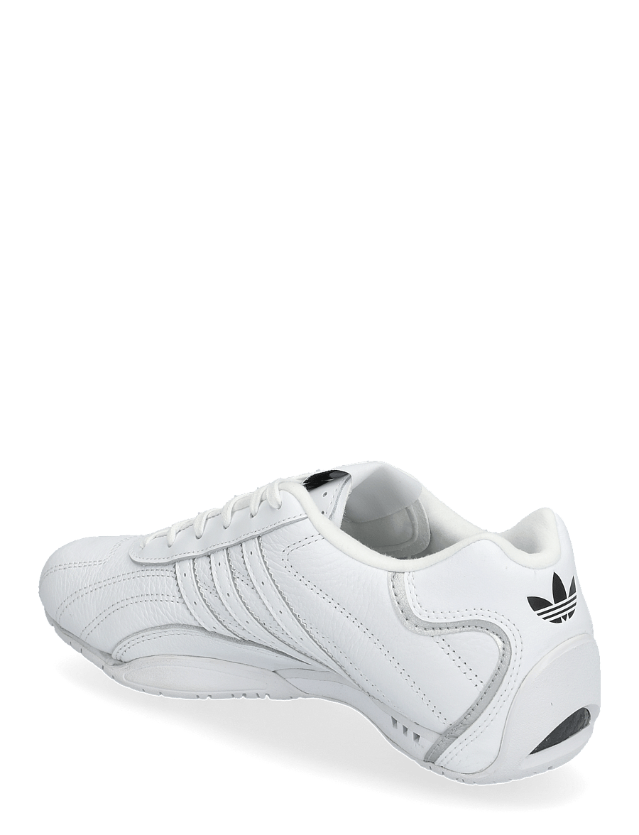adidas Originals - ADIRACER LO W - inomhusskor - ftwwht/cblack/silvmt - 2