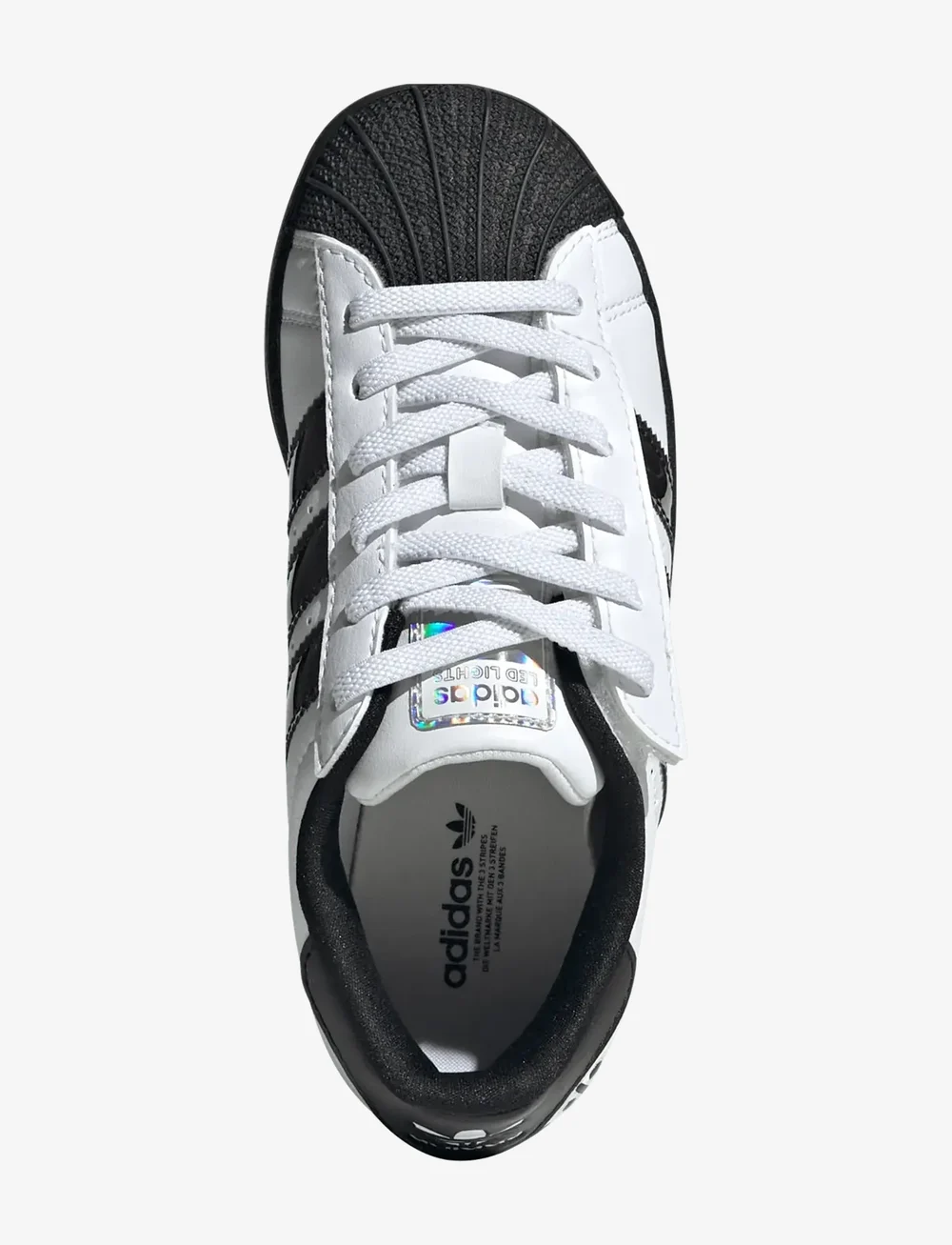 adidas Originals - SUPERSTAR LED LIGHTS CF EL C - baskets basses - ftwwht/cblack/ftwwht - 4