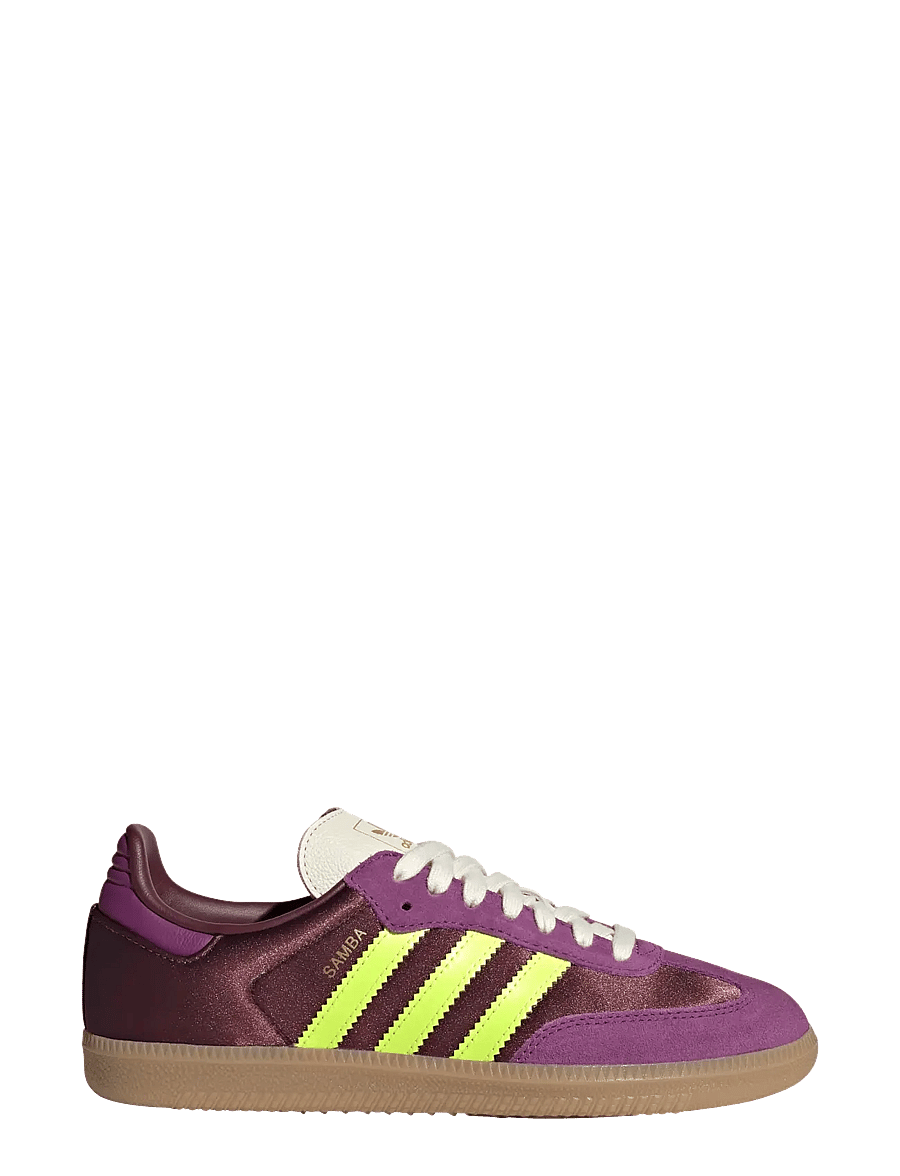 adidas Originals - SAMBA OG W - niedrige sneakers - maroon/ricmau/gum3 - 1