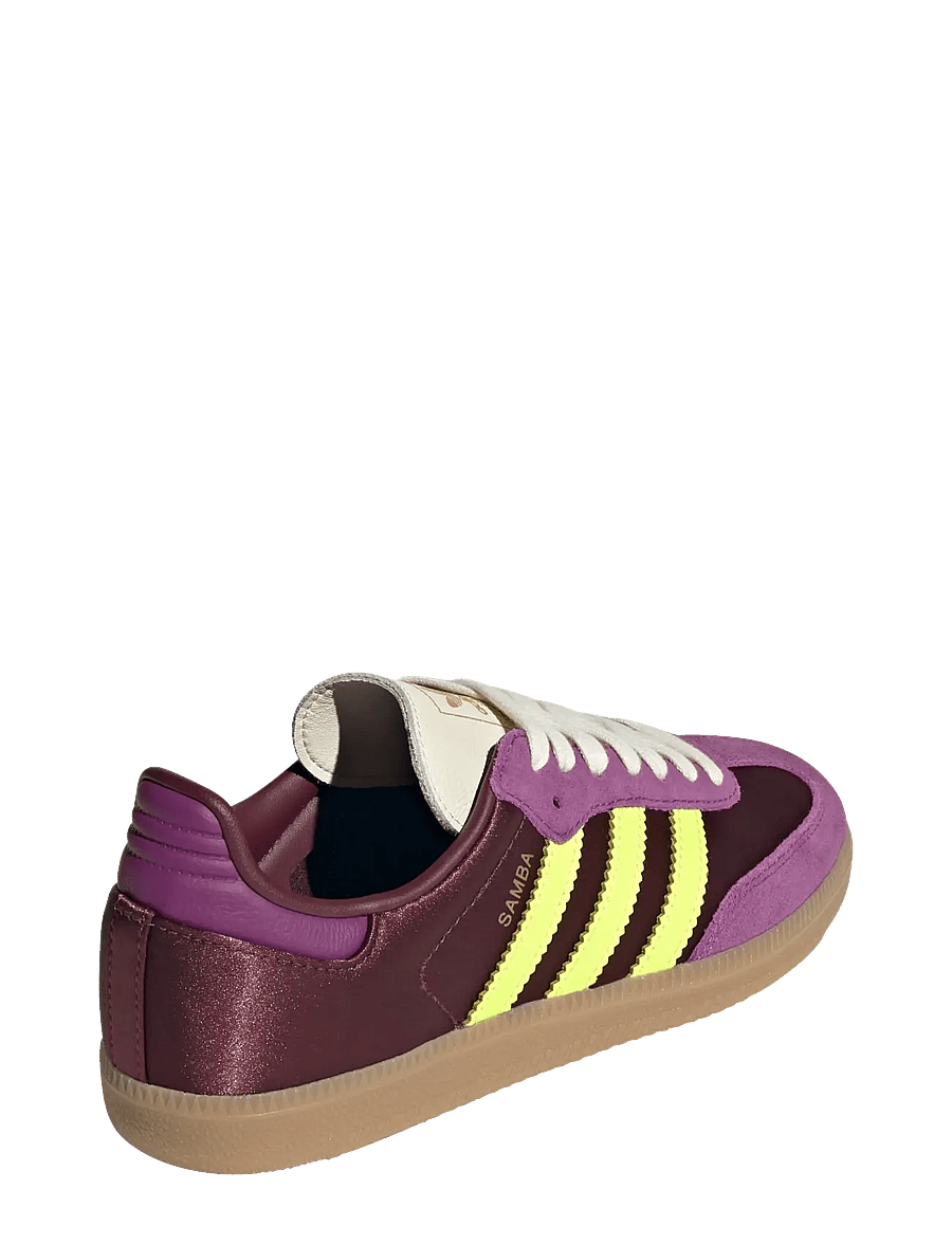 adidas Originals - SAMBA OG W - niedrige sneakers - maroon/ricmau/gum3 - 3