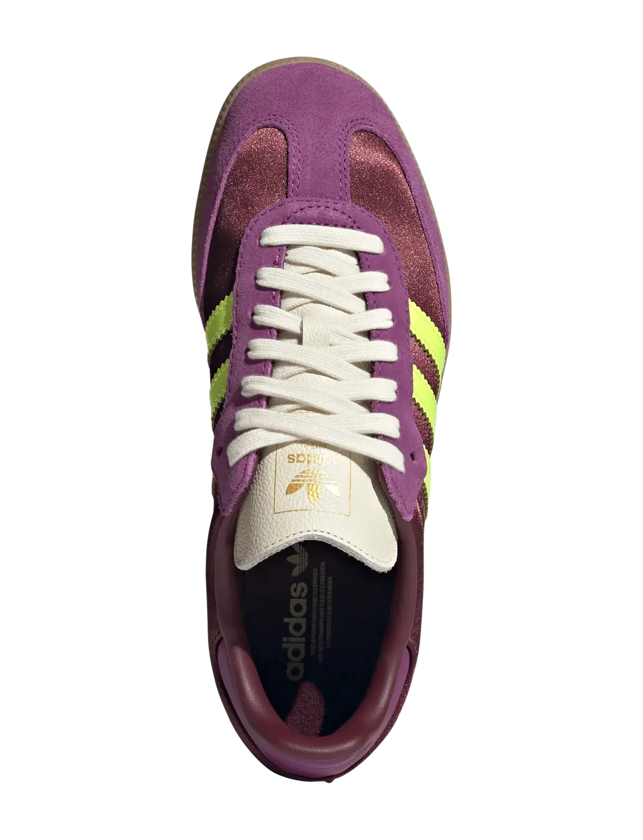 adidas Originals - SAMBA OG W - lave sneakers - maroon/ricmau/gum3 - 4