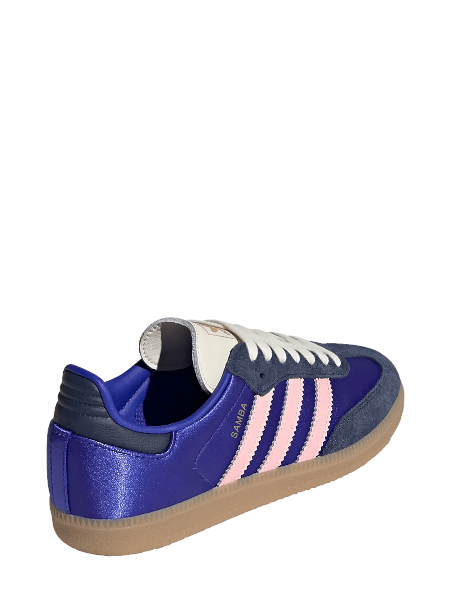 adidas Originals - SAMBA OG W - niedrige sneakers - lucblu/nindig/gum3 - 3