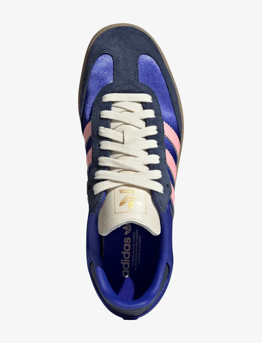 adidas Originals - SAMBA OG W - låga sneakers - lucblu/nindig/gum3 - 4