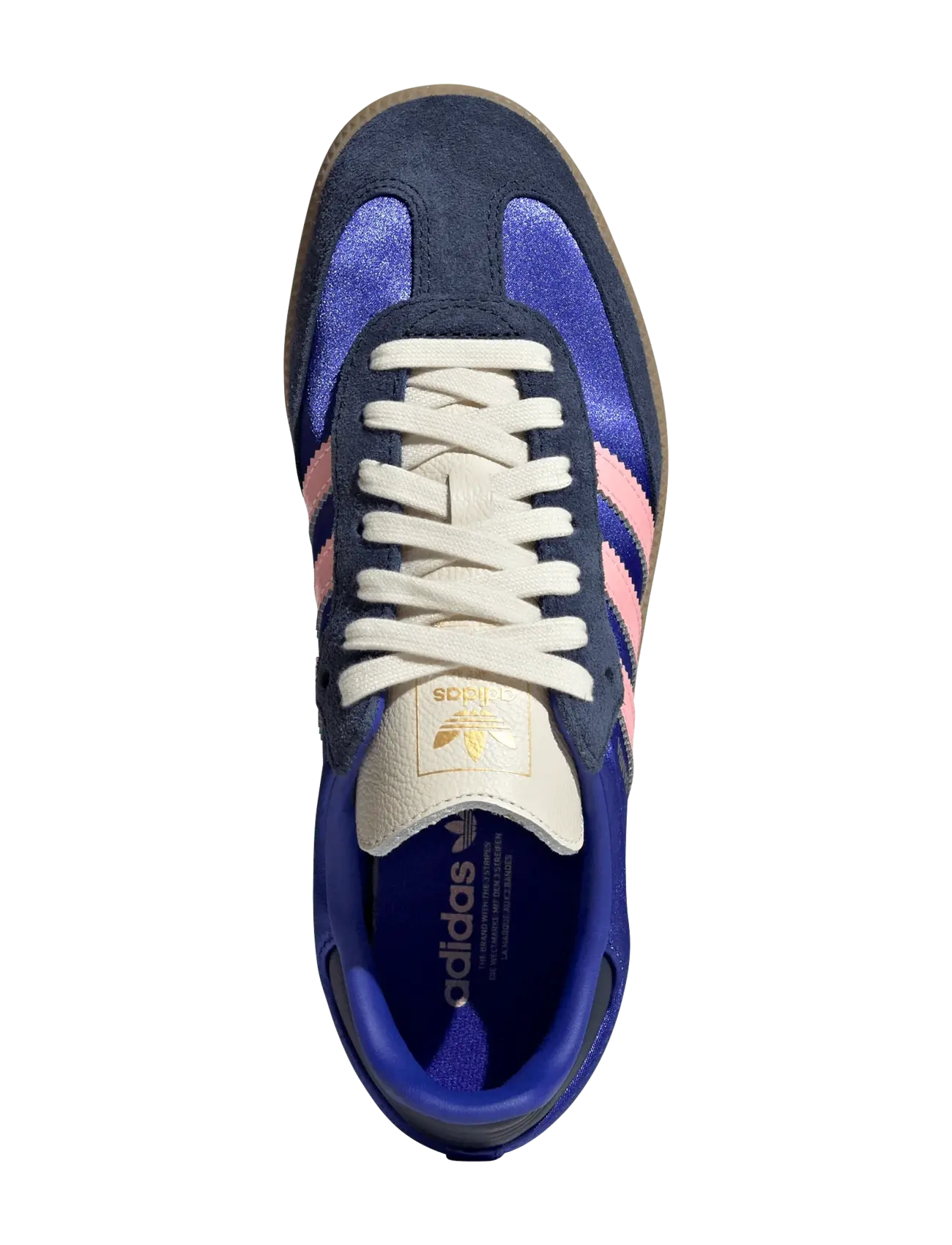 adidas Originals - SAMBA OG W - baskets basses - lucblu/nindig/gum3 - 4