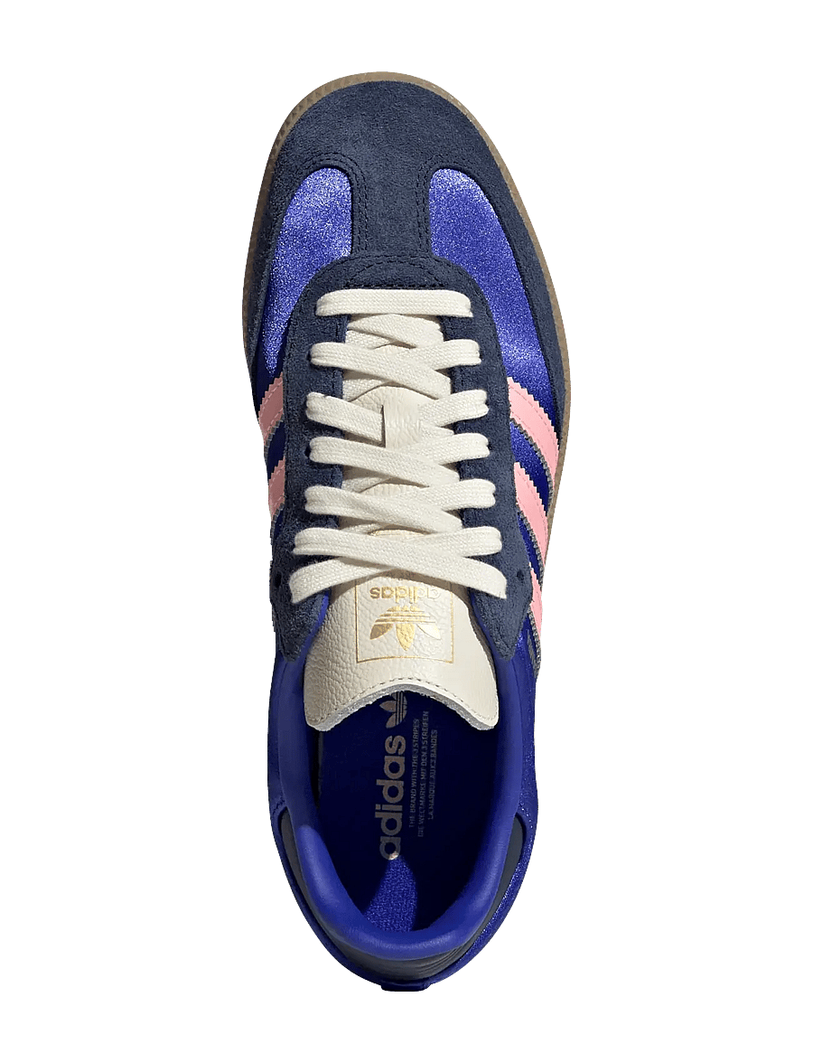 adidas Originals - SAMBA OG W - niedrige sneakers - lucblu/nindig/gum3 - 4