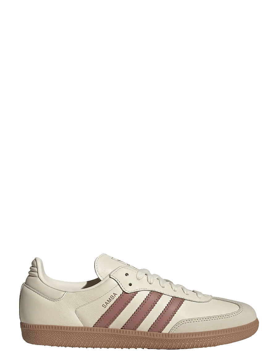 adidas Originals - SAMBA OG W - matalavartiset tennarit - crewht/wonwhi/warcla - 1