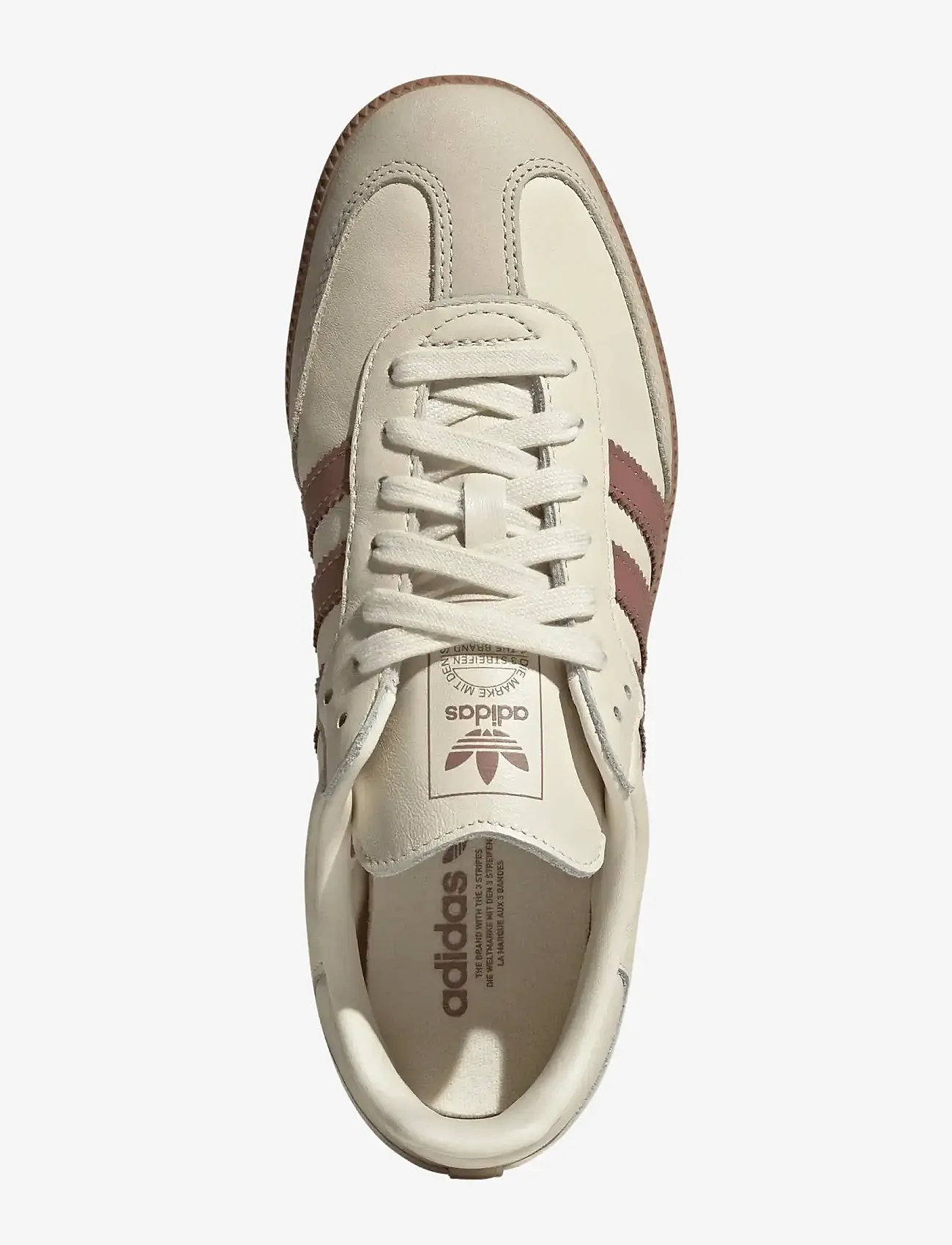 adidas Originals - SAMBA OG W - niedrige sneakers - crewht/wonwhi/warcla - 4