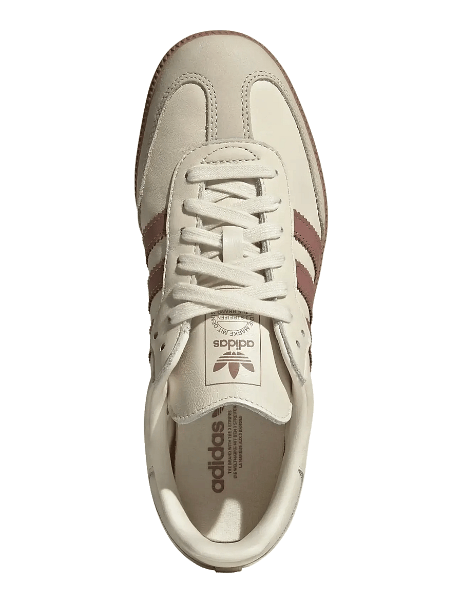 adidas Originals - SAMBA OG W - matalavartiset tennarit - crewht/wonwhi/warcla - 4