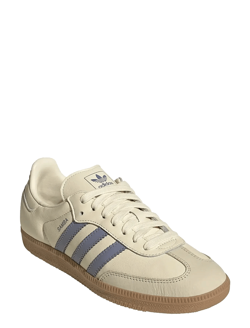 adidas Originals - SAMBA OG W - lave sneakers - crewht/silvio/gum3 - 0