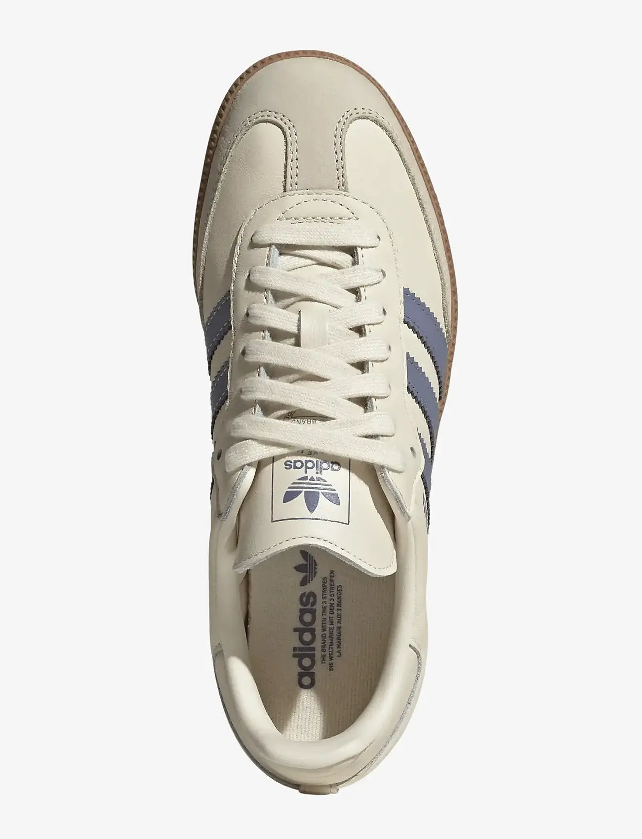 adidas Originals - SAMBA OG W - låga sneakers - crewht/silvio/gum3 - 4