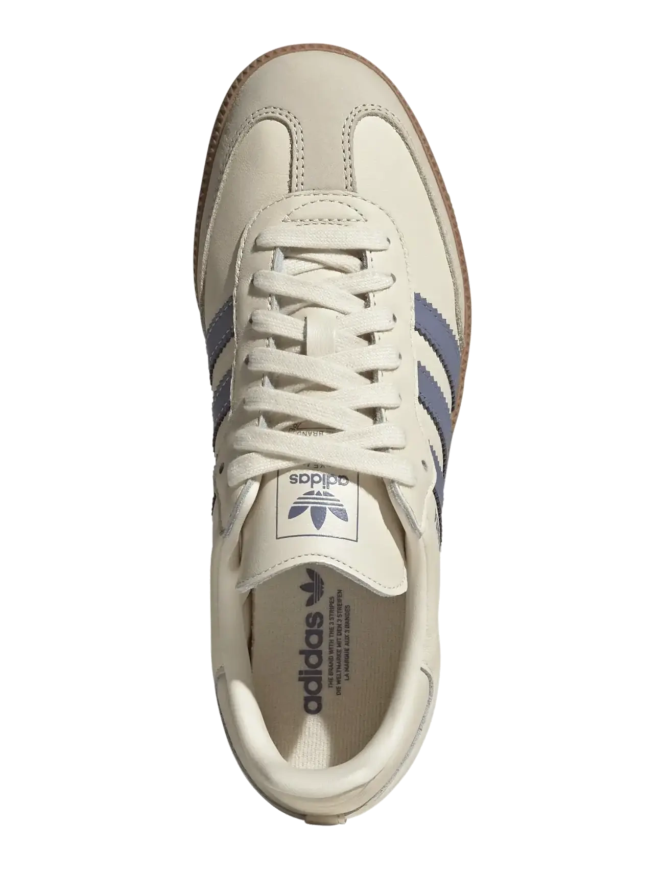 adidas Originals - SAMBA OG W - niedrige sneakers - crewht/silvio/gum3 - 4