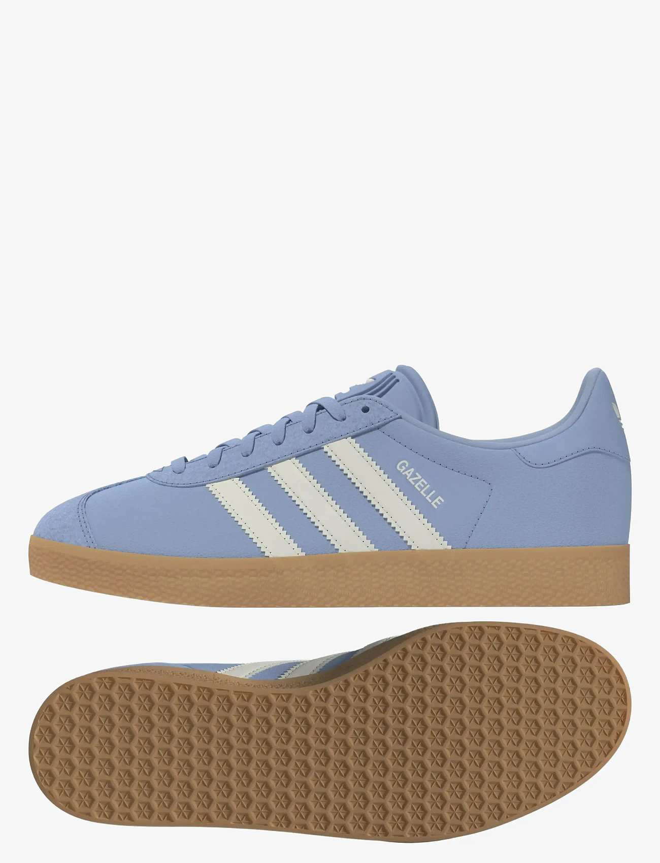 adidas Originals - GAZELLE W - low top sneakers - clesky/crewht/gum3 - 5