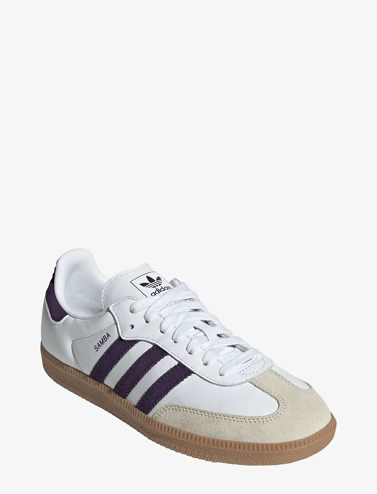 adidas Originals SAMBA OG W - Sneakers - CLOWHI/ALUMIN/AURPLU / white