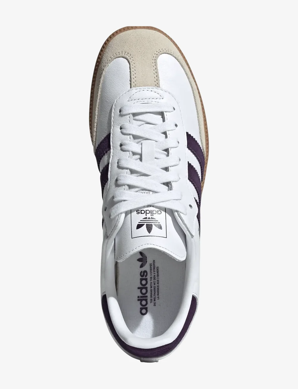 adidas Originals - SAMBA OG W - lave sneakers - clowhi/alumin/aurplu - 4