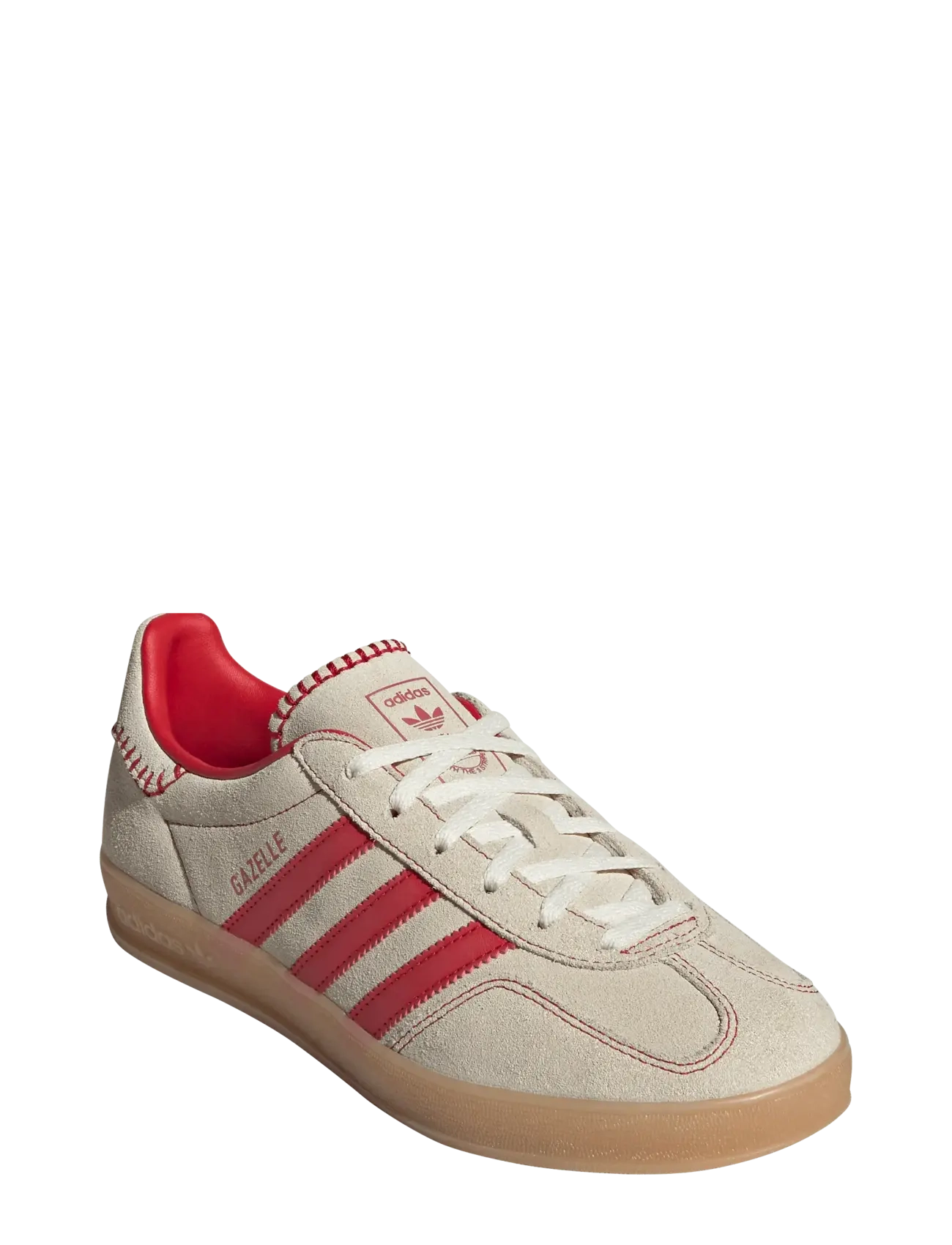 adidas Originals GAZELLE INDOOR W - Jalanõud - BETSCA/BETSCA/CREWHT / beige