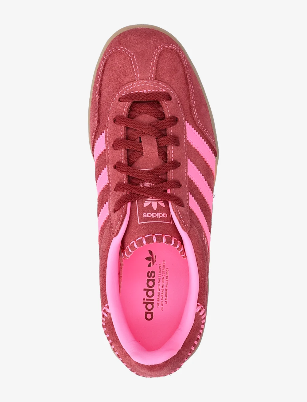 adidas Originals - GAZELLE INDOOR W - tenisówki - lucpnk/nobmar/lucpnk - 3