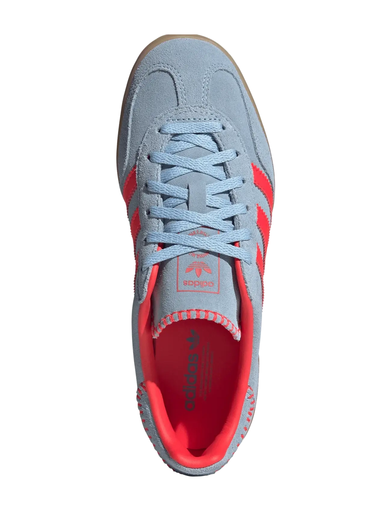 adidas Originals - GAZELLE INDOOR W - niedrige sneakers - lucred/clesky/lucred - 4