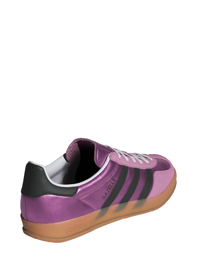 adidas Originals - GAZELLE INDOOR W - låga sneakers - blilil/cblack/supcol - 3