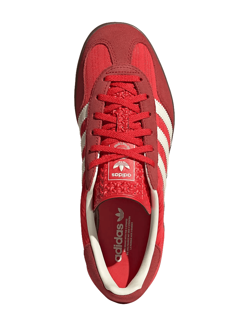 adidas Originals - GAZELLE INDOOR W - niedrige sneakers - red/betsca/crewht - 4