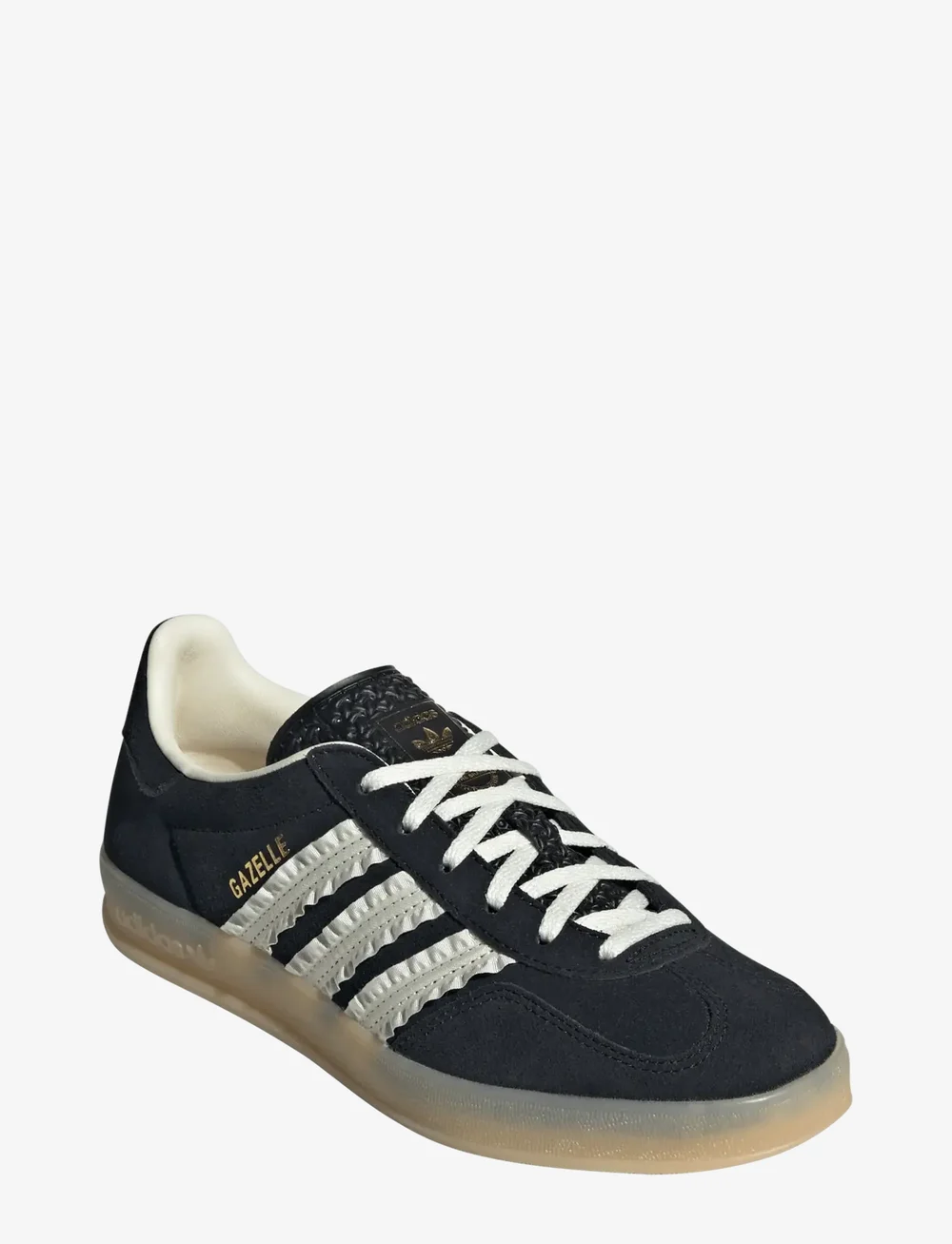 adidas Originals - GAZELLE INDOOR W - tennised - cblack/crewht/gum3 - 0
