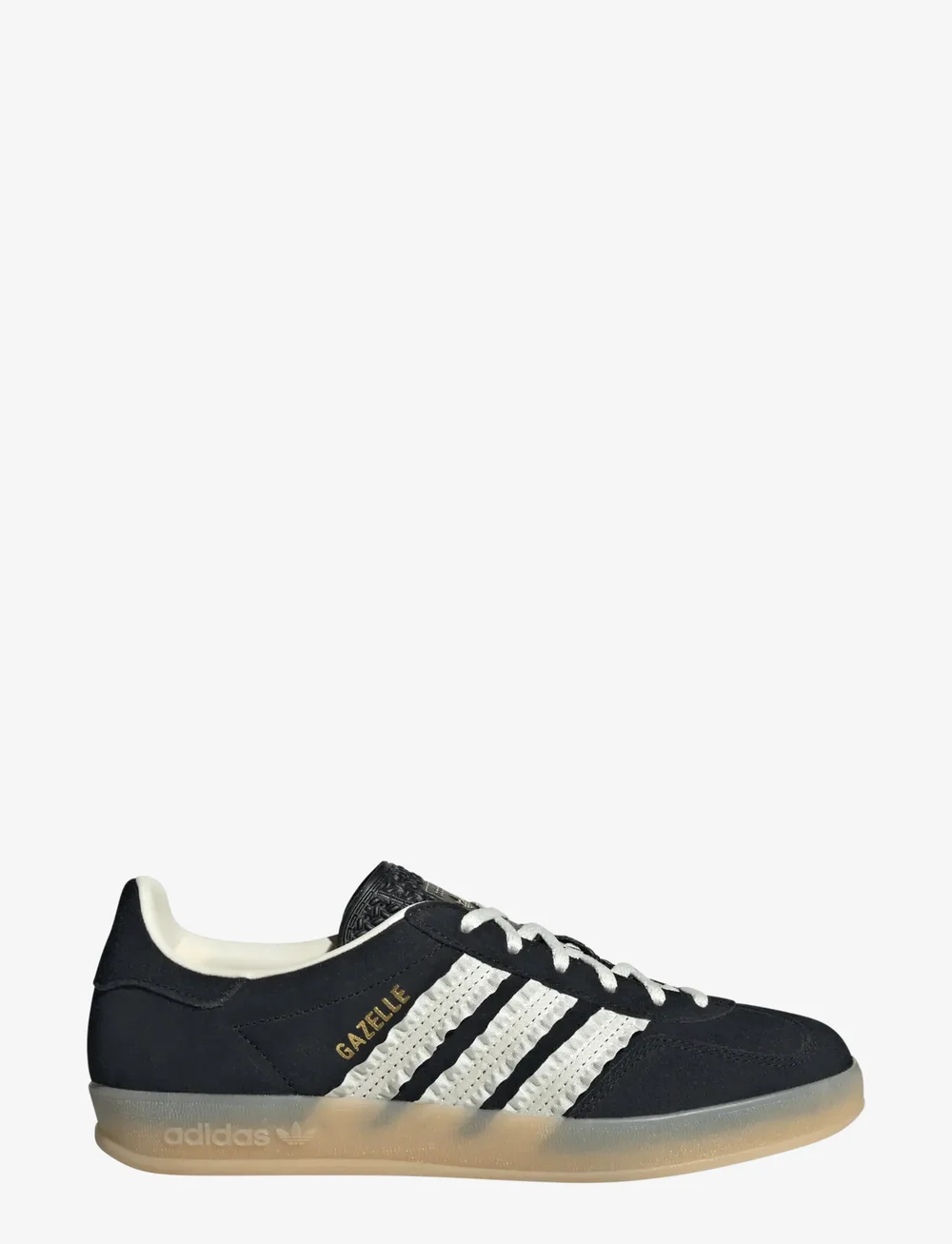 adidas Originals - GAZELLE INDOOR W - tennised - cblack/crewht/gum3 - 1