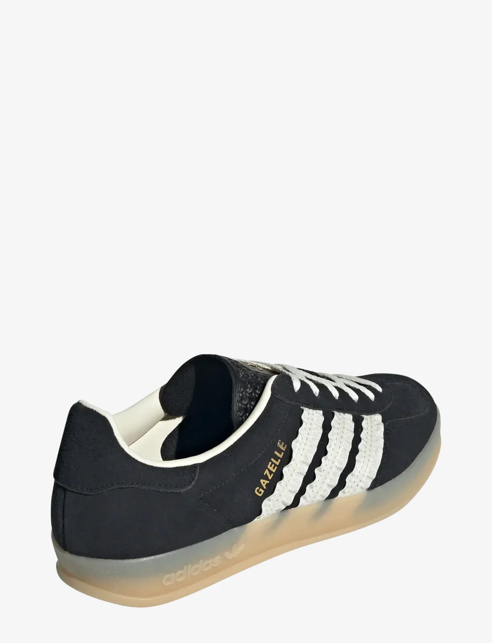 adidas Originals - GAZELLE INDOOR W - tennised - cblack/crewht/gum3 - 3