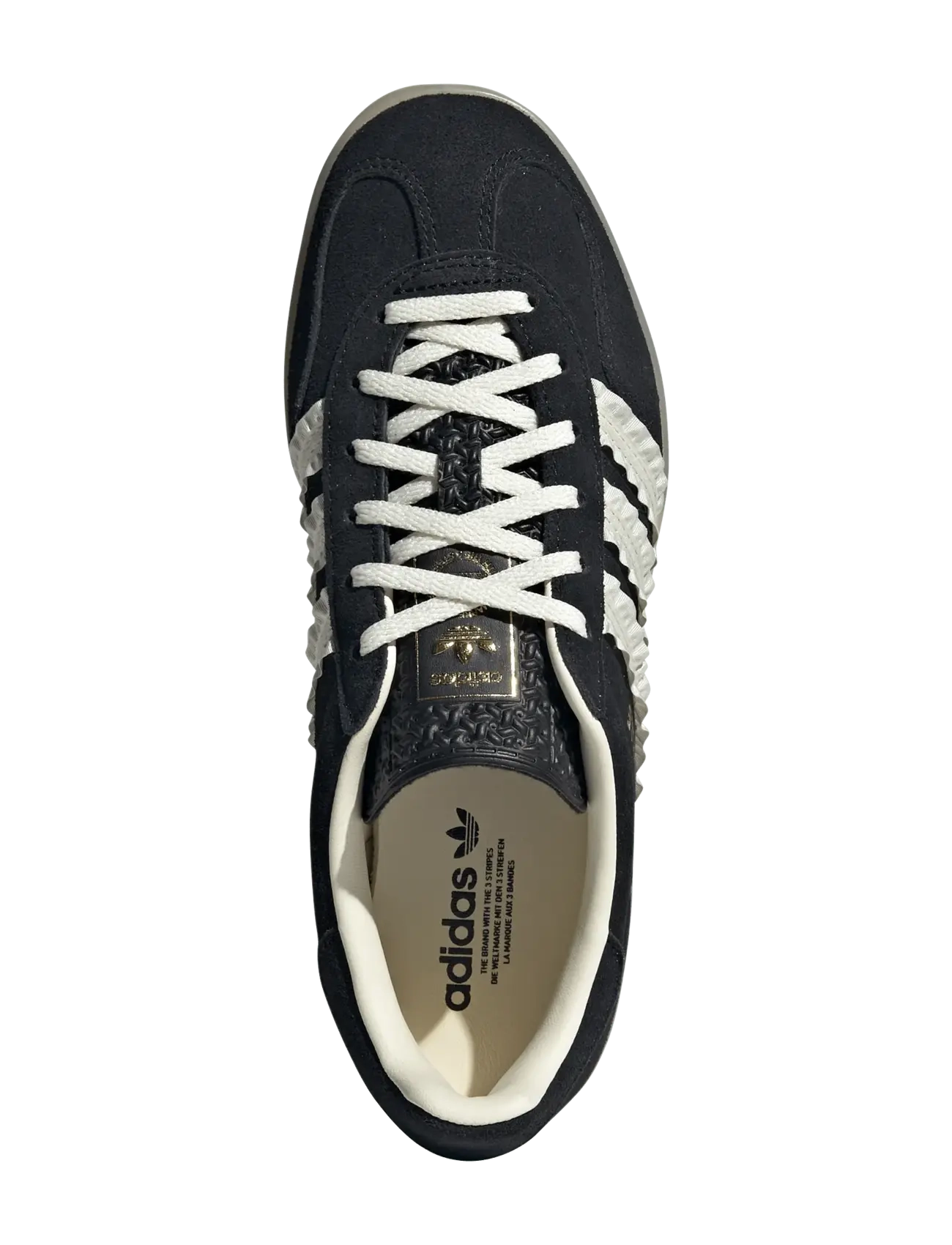 adidas Originals - GAZELLE INDOOR W - cblack/crewht/gum3 - 4