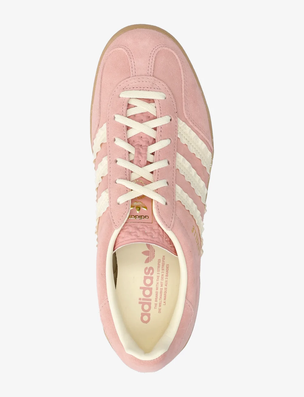 adidas Originals - GAZELLE INDOOR W - lave sneakers - wonmau/crewht/gum3 - 3