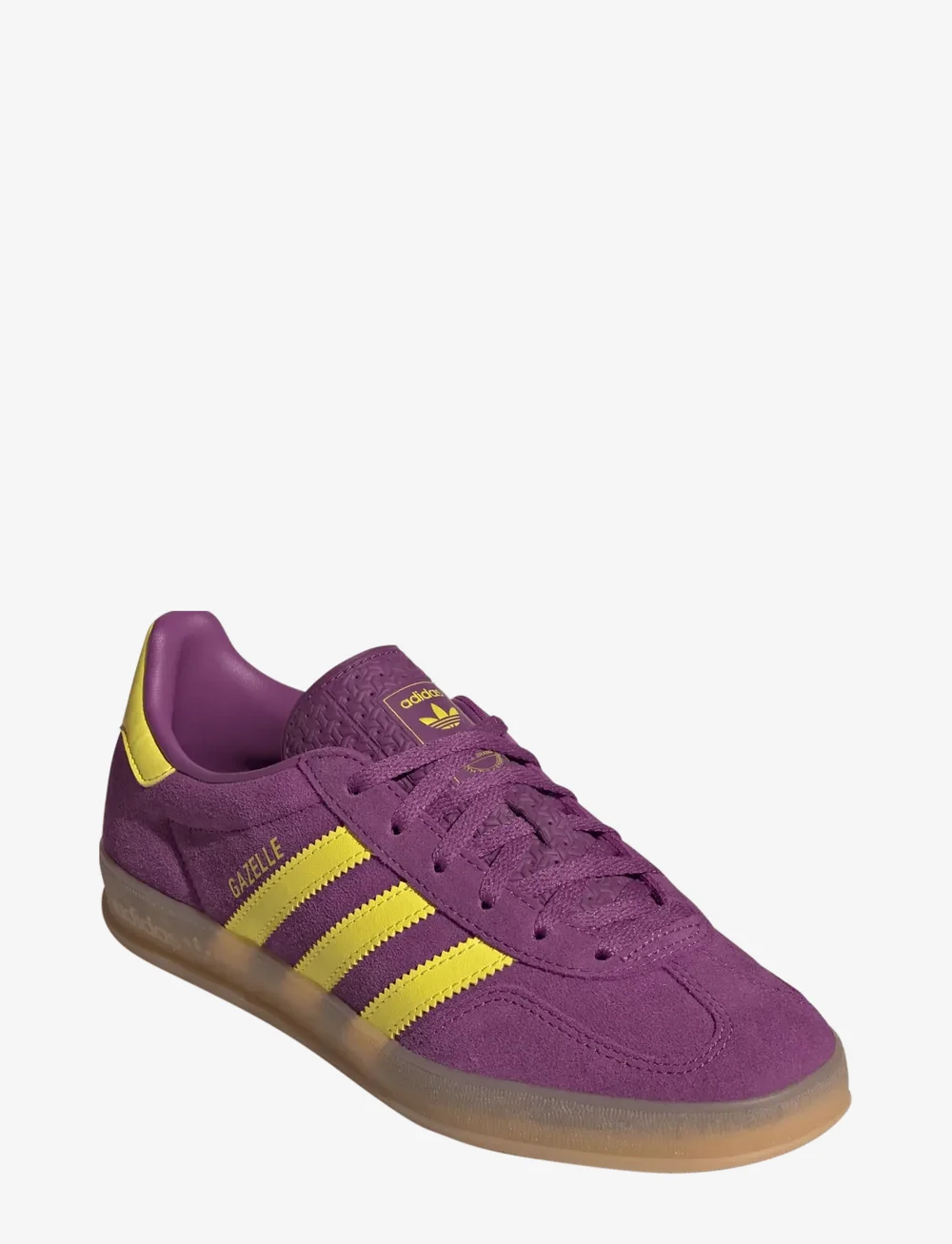 adidas Originals - GAZELLE INDOOR W - niedrige sneakers - ricmau/byello/gum3 - 0