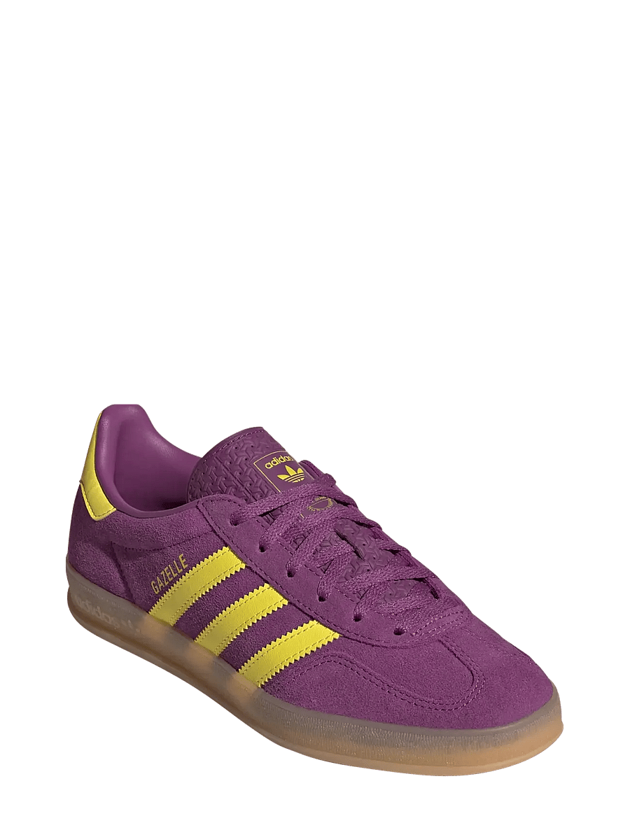 adidas Originals - GAZELLE INDOOR W - niedrige sneakers - ricmau/byello/gum3 - 0