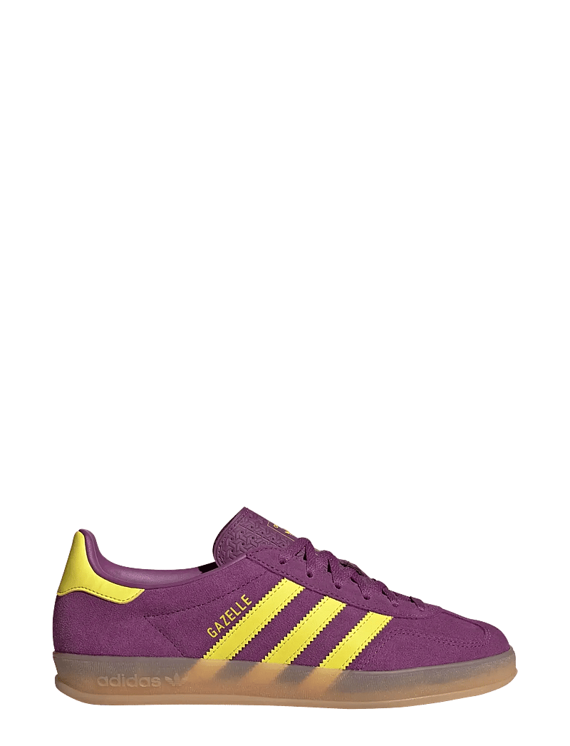 adidas Originals - GAZELLE INDOOR W - låga sneakers - ricmau/byello/gum3 - 1