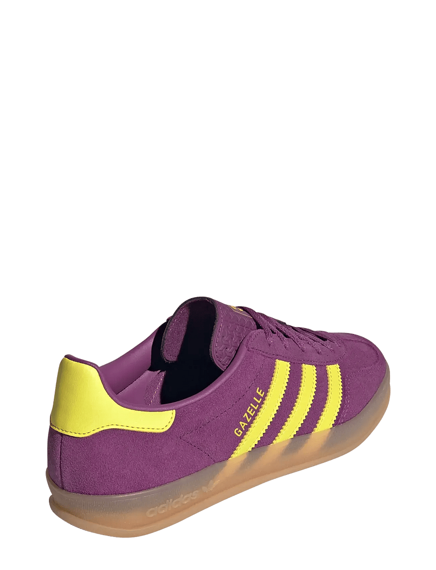 adidas Originals - GAZELLE INDOOR W - niedrige sneakers - ricmau/byello/gum3 - 3