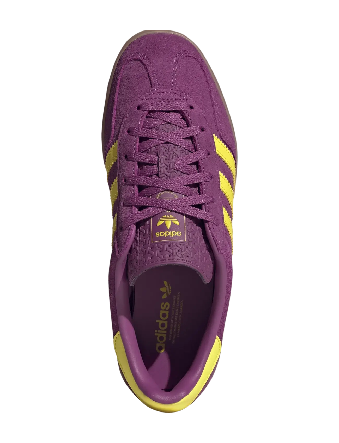 adidas Originals - GAZELLE INDOOR W - niedrige sneakers - ricmau/byello/gum3 - 4