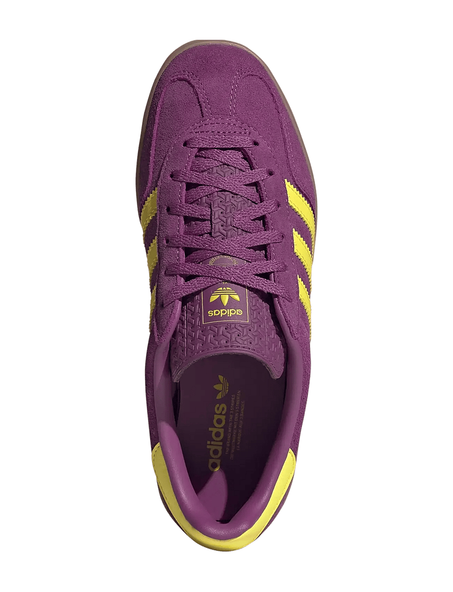 adidas Originals - GAZELLE INDOOR W - niedrige sneakers - ricmau/byello/gum3 - 4