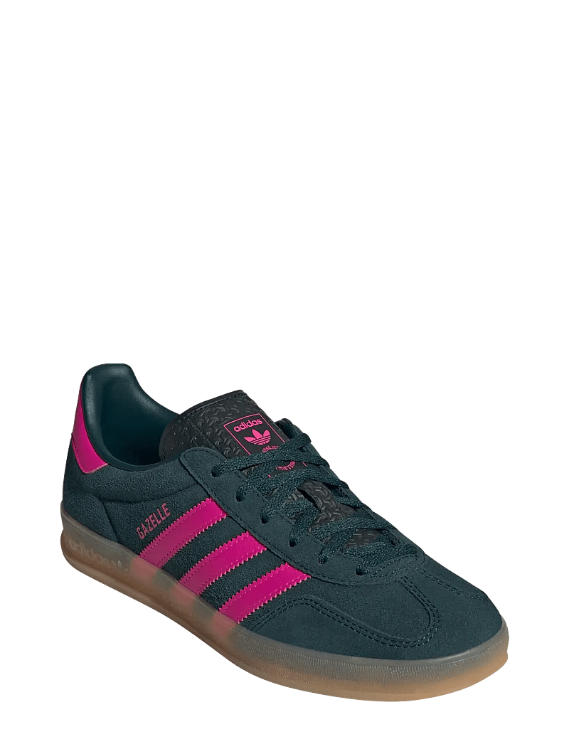 adidas Originals - GAZELLE INDOOR W - niedrige sneakers - aurivy/shopnk/gum3 - 0