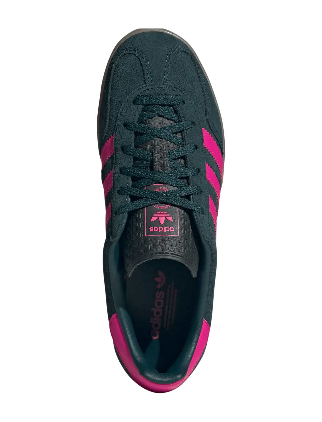 adidas Originals - GAZELLE INDOOR W - niedrige sneakers - aurivy/shopnk/gum3 - 4