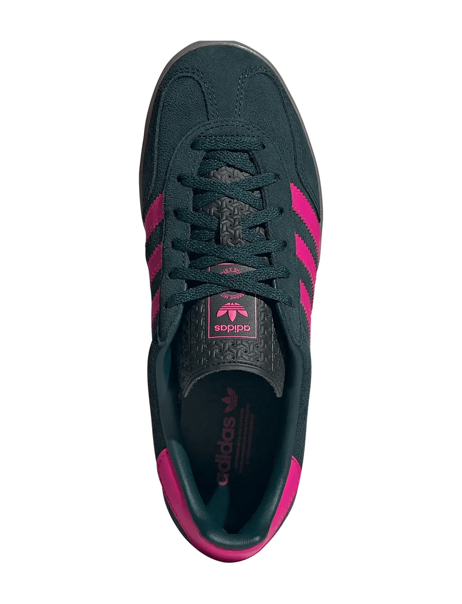 adidas Originals - GAZELLE INDOOR W - niedrige sneakers - aurivy/shopnk/gum3 - 4