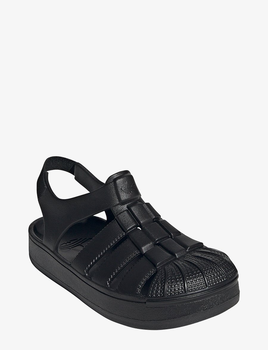adidas Originals - SUPERSTAR SANDAL C - jalanõud - cblack/cblack/cblack - 0