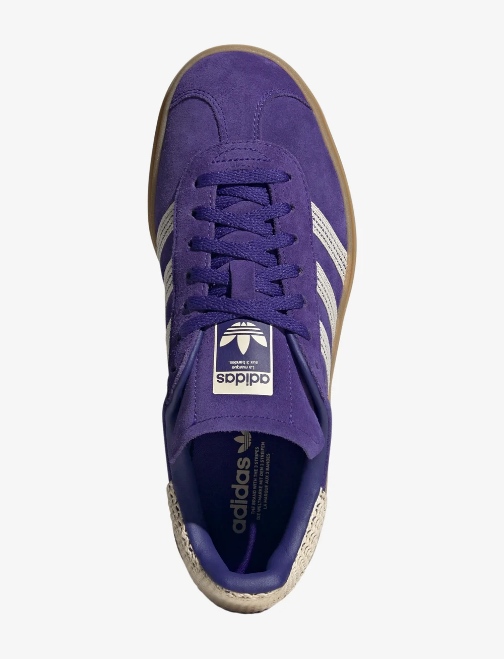adidas Originals - GAZELLE BOLD W - niedrige sneakers - cpurpl/wonwhi/goldmt - 4