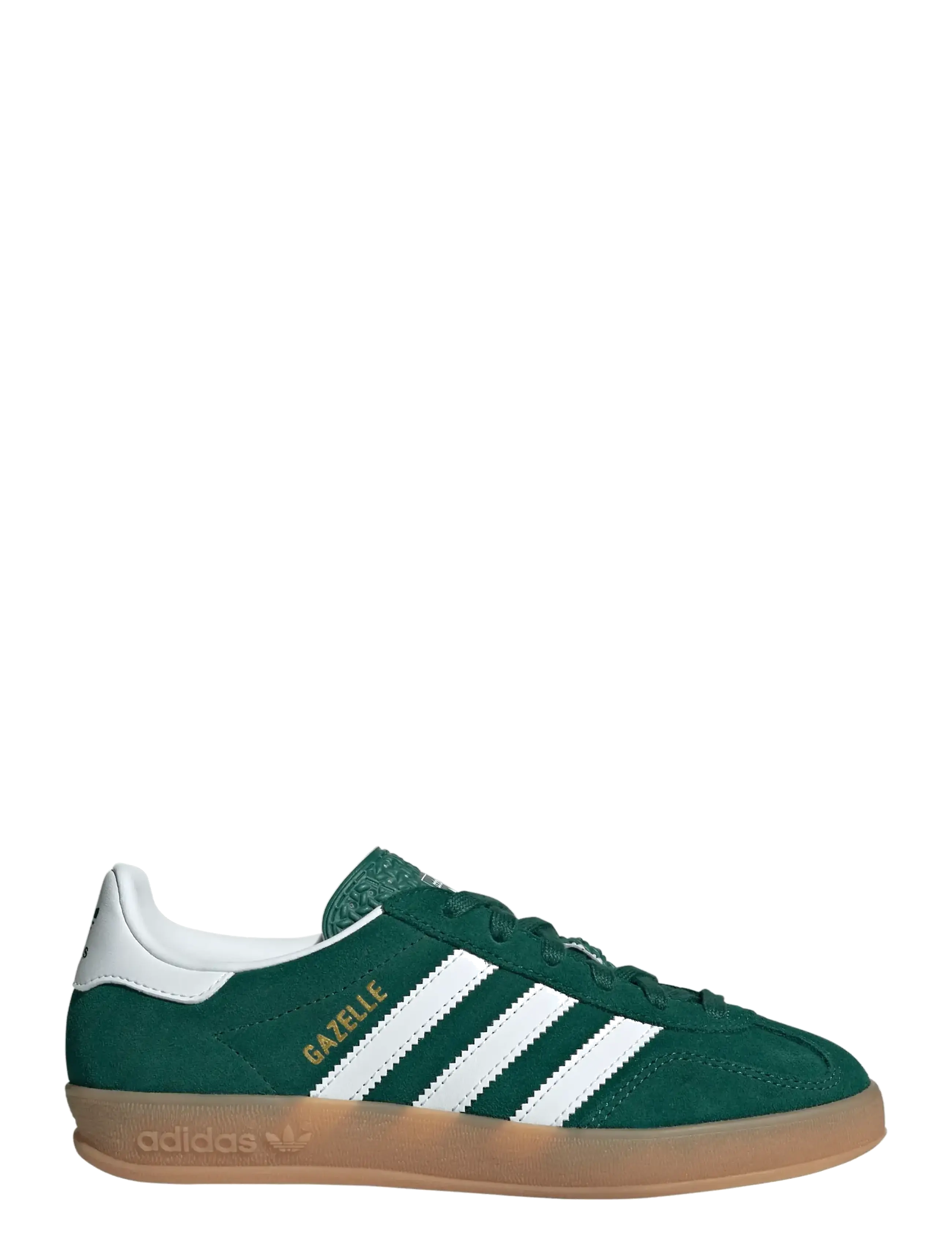 adidas Originals - GAZELLE INDOOR J - niedriger schnitt - cgreen/ftwwht/gum2 - 1