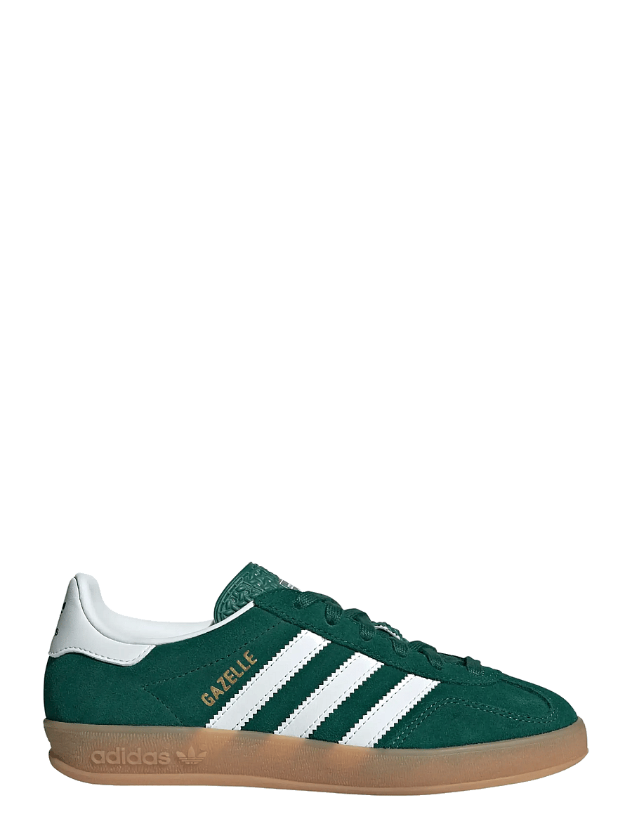 adidas Originals - GAZELLE INDOOR J - niedriger schnitt - cgreen/ftwwht/gum2 - 1