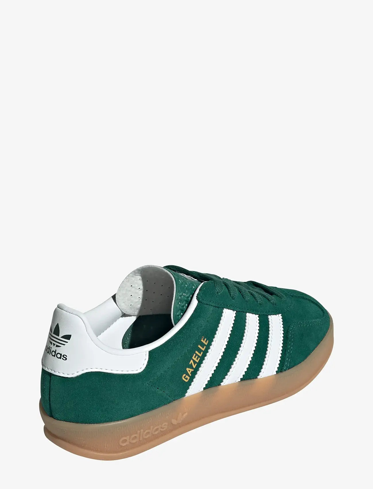 adidas Originals - GAZELLE INDOOR J - matalavartiset tennarit - cgreen/ftwwht/gum2 - 3