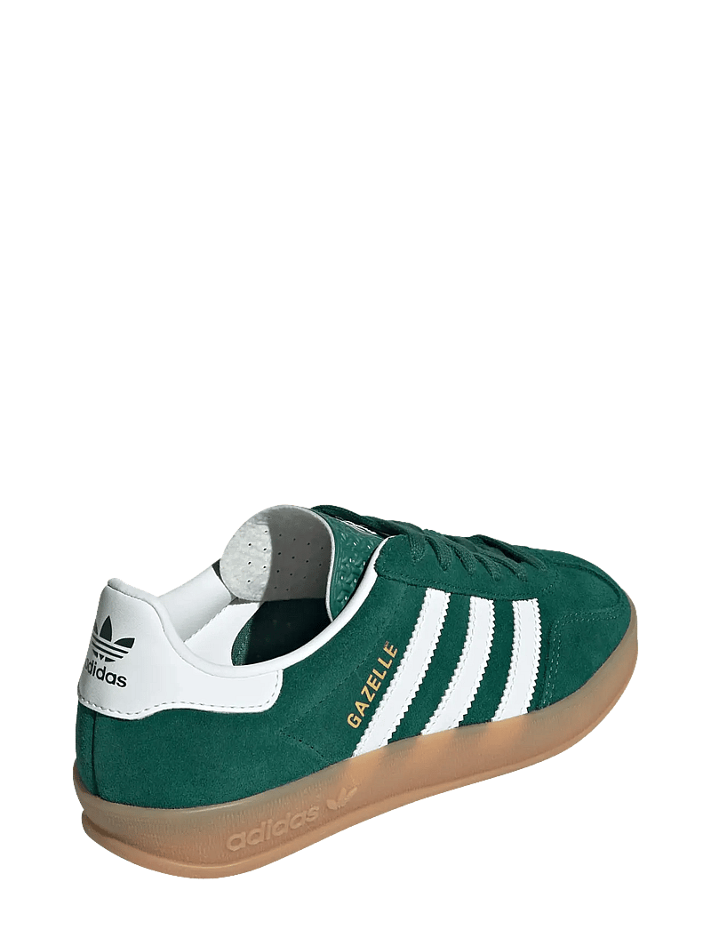 adidas Originals - GAZELLE INDOOR J - låga sneakers - cgreen/ftwwht/gum2 - 3