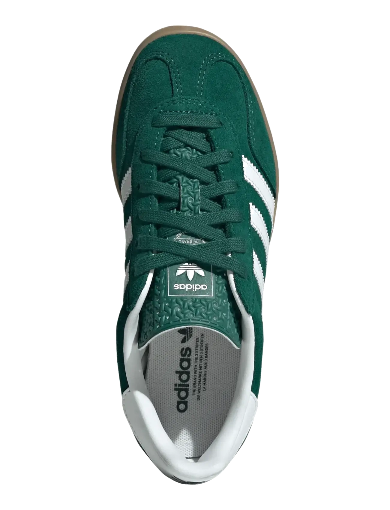 adidas Originals - GAZELLE INDOOR J - niedriger schnitt - cgreen/ftwwht/gum2 - 4