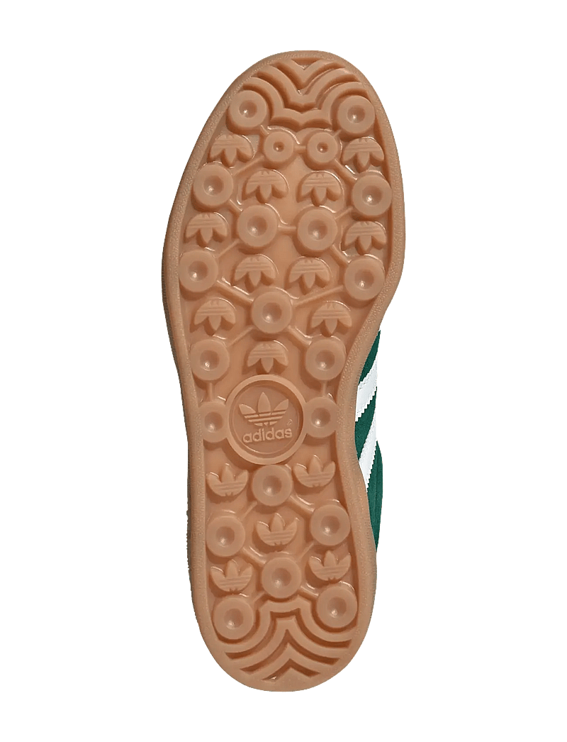 adidas Originals - GAZELLE INDOOR J - låga sneakers - cgreen/ftwwht/gum2 - 5