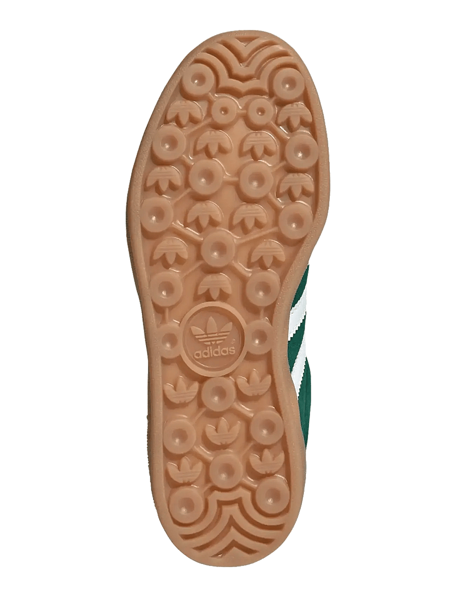 adidas Originals - GAZELLE INDOOR J - niedriger schnitt - cgreen/ftwwht/gum2 - 5