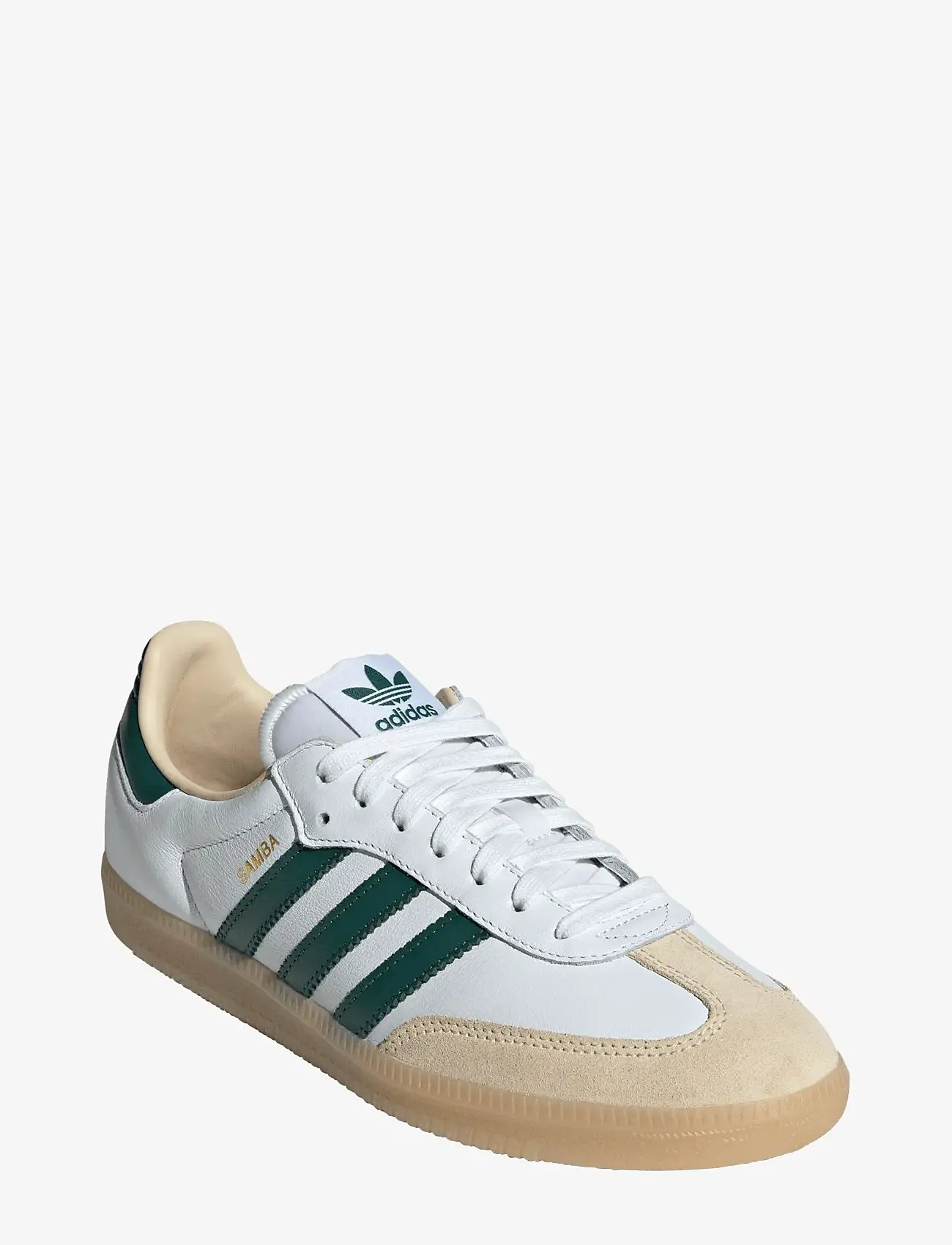 adidas Originals - SAMBA OG - låga sneakers - ftwwht/cgreen/gum3 - 0