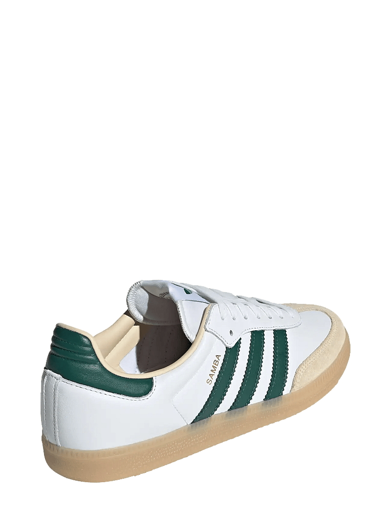 adidas Originals - SAMBA OG - låga sneakers - ftwwht/cgreen/gum3 - 3