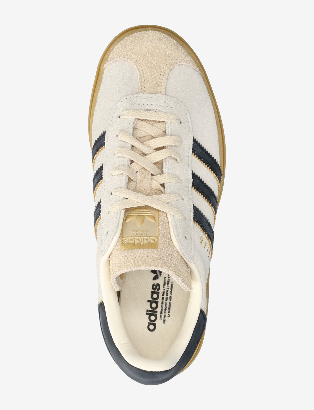adidas Originals - GAZELLE BOLD W - chunky sneakers - crewht/cblack/sanstr - 3